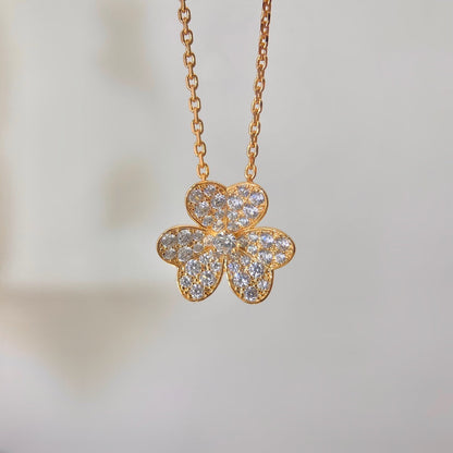 [ORA]FLOWER DIAMOND NECKLACE