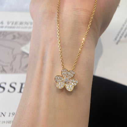 [ORA]FLOWER DIAMOND NECKLACE