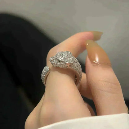 [ORA]PANTHERE 5.5MM ALL DIAMOND RING