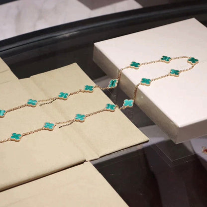 [ORA]CLOVER 20 MOTIFS MALACHITE GOLD