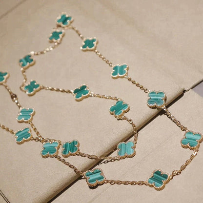 [ORA]CLOVER 20 MOTIFS MALACHITE GOLD