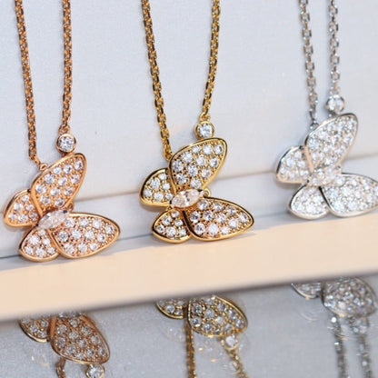 [ORA]BUTTERFLY DIAMOND NECKLACE