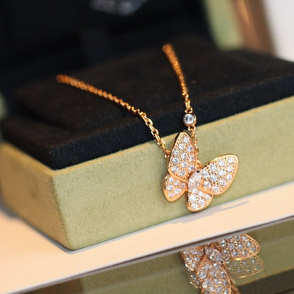 [ORA]BUTTERFLY DIAMOND NECKLACE