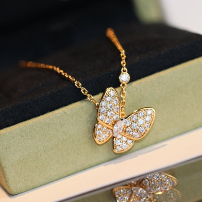 [ORA]BUTTERFLY DIAMOND NECKLACE