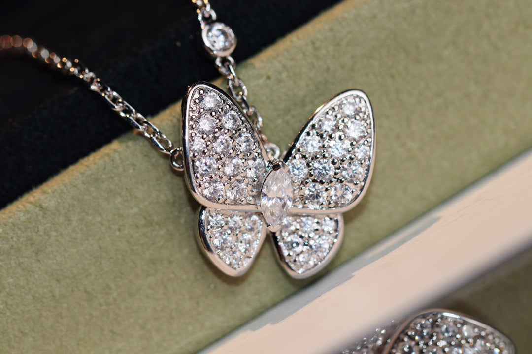 [ORA]BUTTERFLY DIAMOND NECKLACE