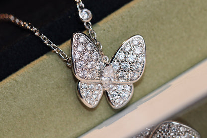 [ORA]BUTTERFLY DIAMOND NECKLACE