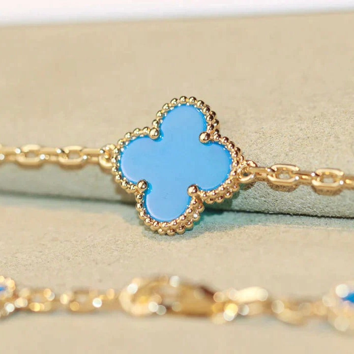 [ORA]CLOVER 20 MOTIFS TURQUOISE GOLD