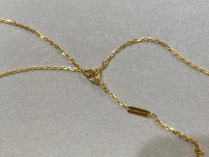 [ORA]CLOVER 25MM HALSKETTE GOLD KARNEOL