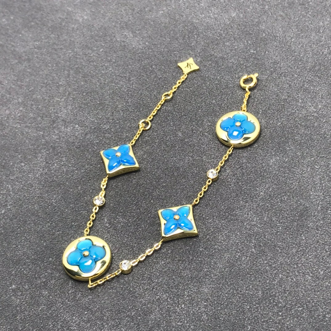 [ORA]STAR AND SUN TURQUOISE 4 MOTIFS 3 DIAMONDS