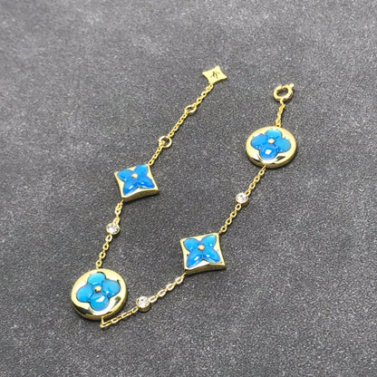 [ORA]STAR AND SUN TURQUOISE 4 MOTIFS 3 DIAMONDS
