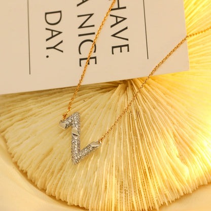 [ORA]VOLT SILVER DIAMOND PEDANT NECKLACE