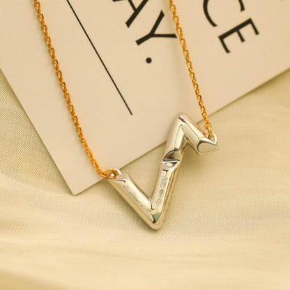 [ORA]VOLT SILVER DIAMOND PEDANT NECKLACE