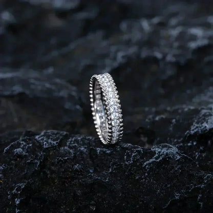 [ORA]PERLEE DIAMOND SILVER RING