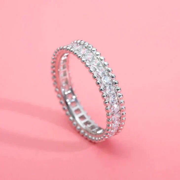 [ORA]PERLEE DIAMOND SILVER RING