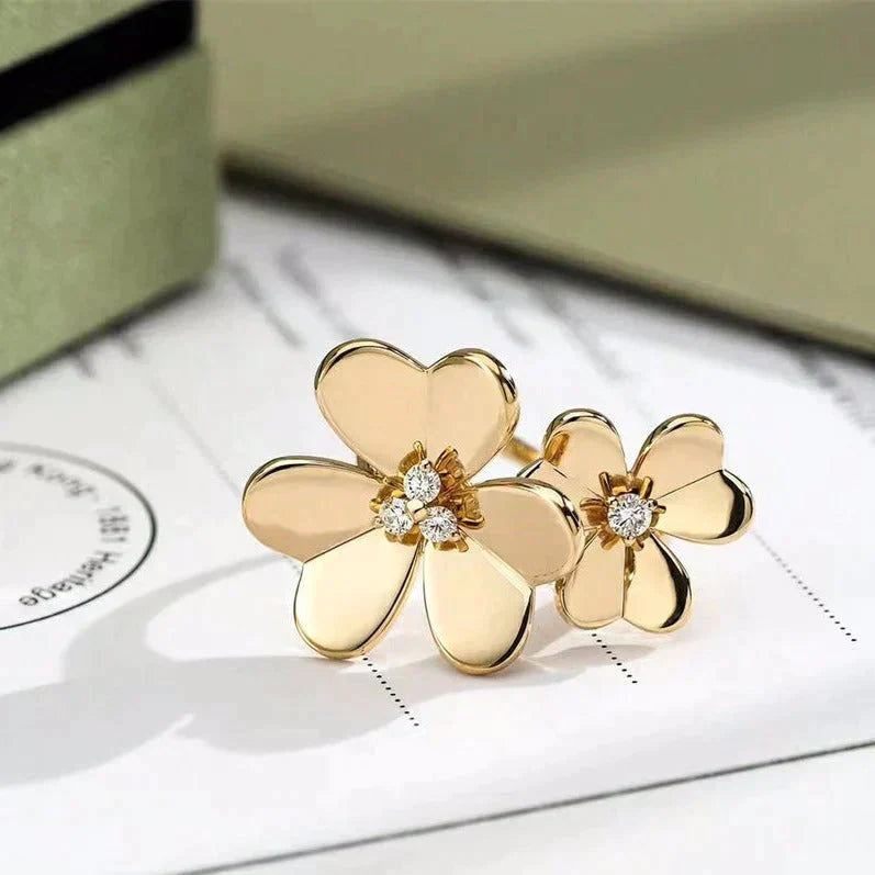 [ORA]CLOVER COMOS GOLD DIAMOND RING