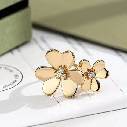 [ORA]CLOVER COMOS GOLD DIAMOND RING
