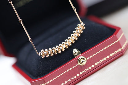 [ORA]CLASH PINK GOLD NECKLACE