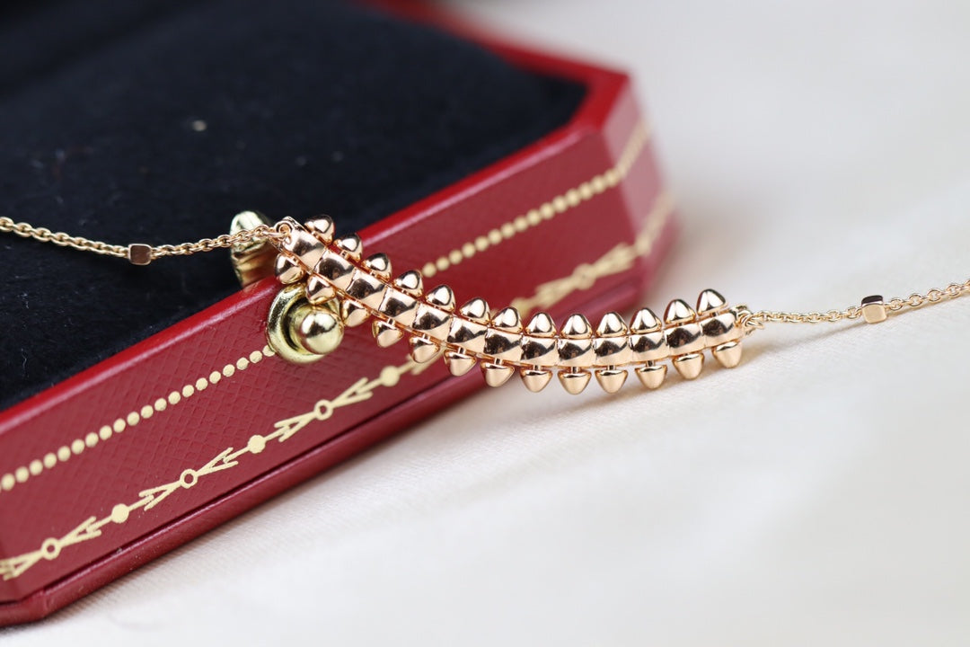 [ORA]CLASH PINK GOLD NECKLACE