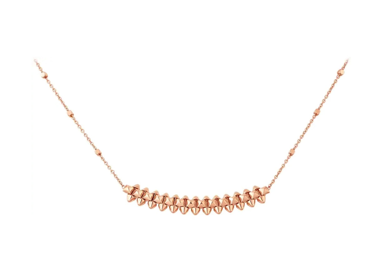 [ORA]CLASH PINK GOLD NECKLACE