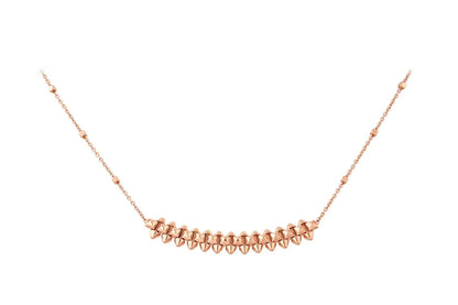 [ORA]CLASH PINK GOLD NECKLACE