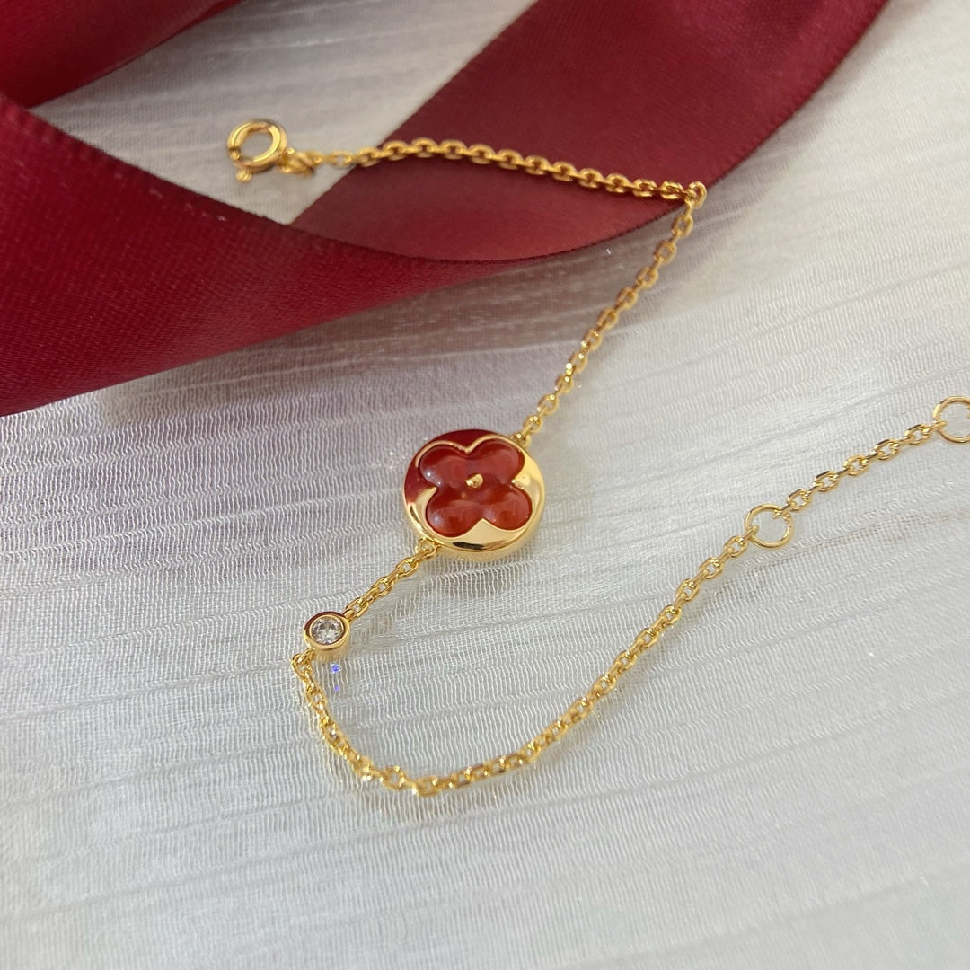 [ORA]SUN PEDANT CARNELIAN BRACELET