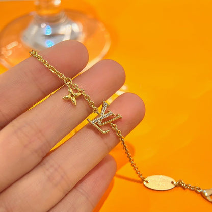[ORA]LOGO STAR MOTIF GOLD BRACELET