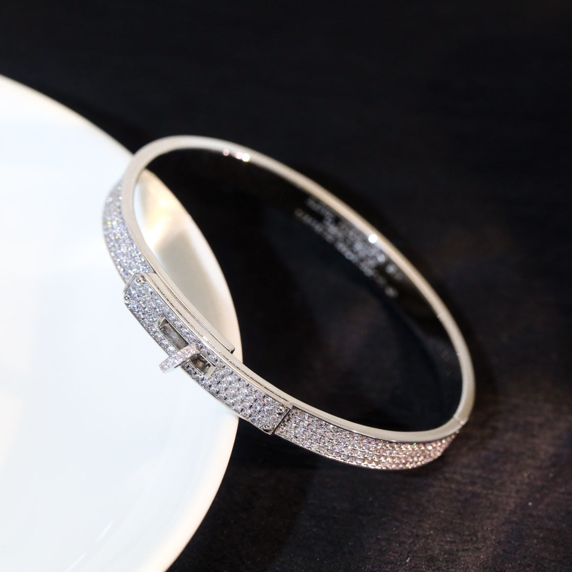 [ORA]KELLY BRACELET DIAMOND PAVED