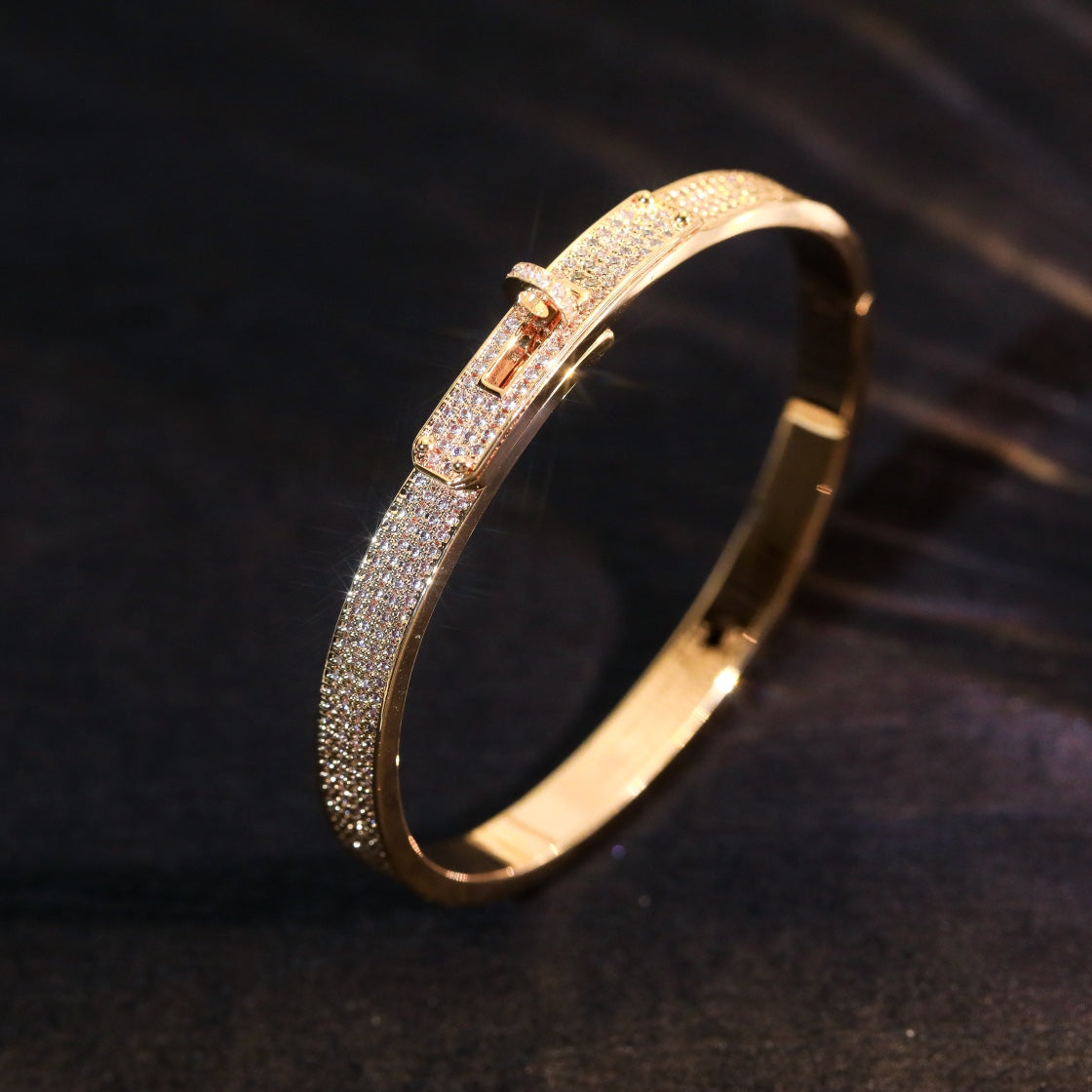 [ORA]KELLY BRACELET DIAMOND PAVED
