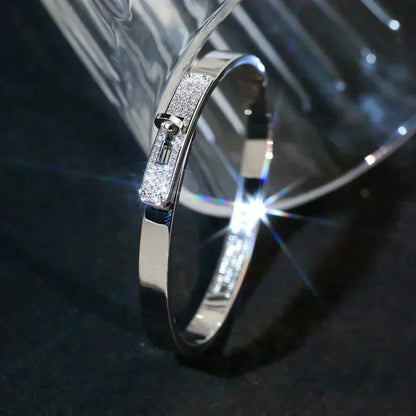 [ORA]KELLY SILVER DIAMOND BRACELET