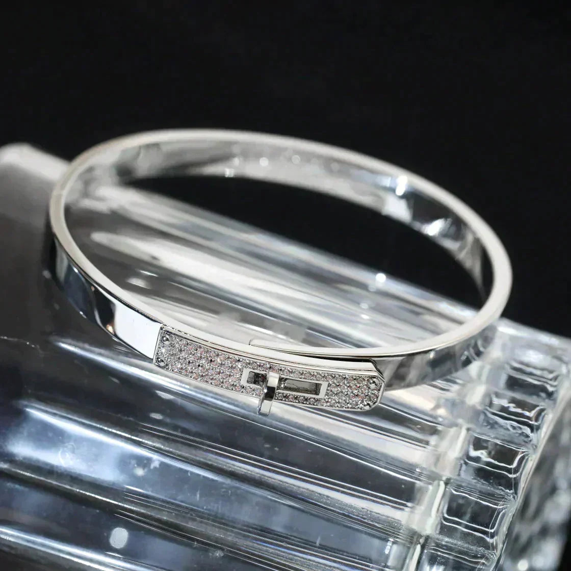 [ORA]KELLY SILVER DIAMOND BRACELET