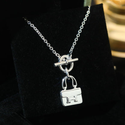 [ORA]POP H PEDANT SILVER NECKLACE