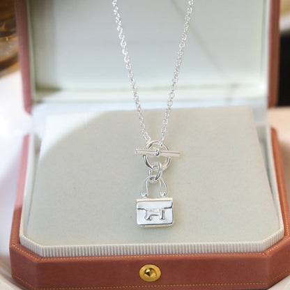 [ORA]POP H PEDANT SILVER NECKLACE