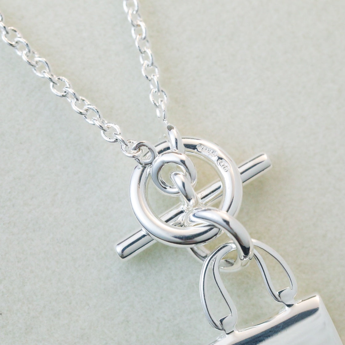 [ORA]POP H PEDANT SILVER NECKLACE