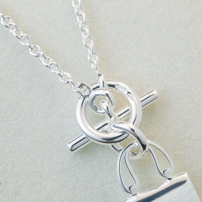 [ORA]POP H PEDANT SILVER NECKLACE