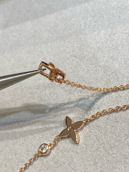 [ORA]STAR DIAMOND PINK GOLD BRACELET