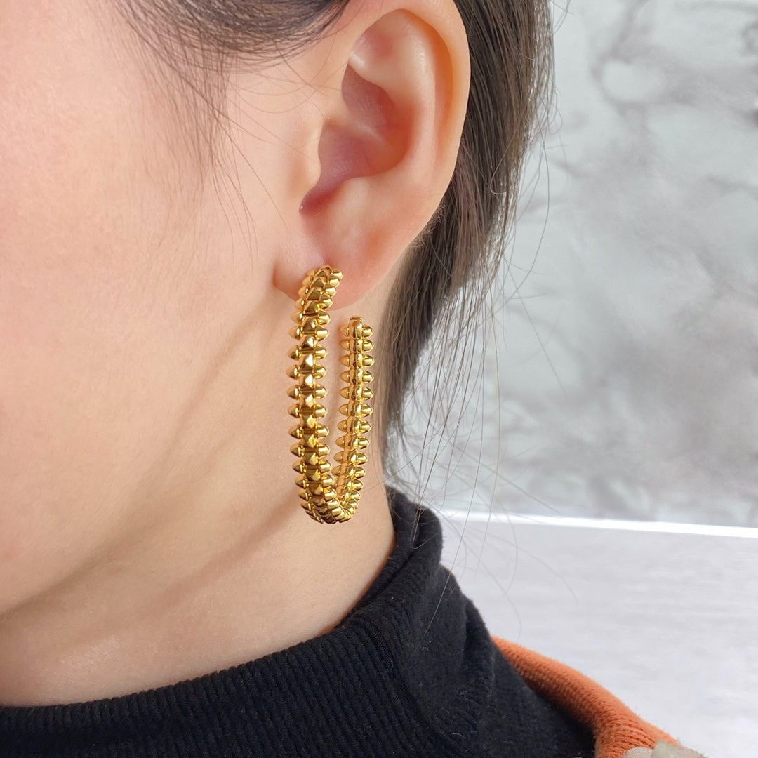 [ORA]CLASH HOOP EARRINGS