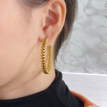 [ORA]CLASH HOOP EARRINGS