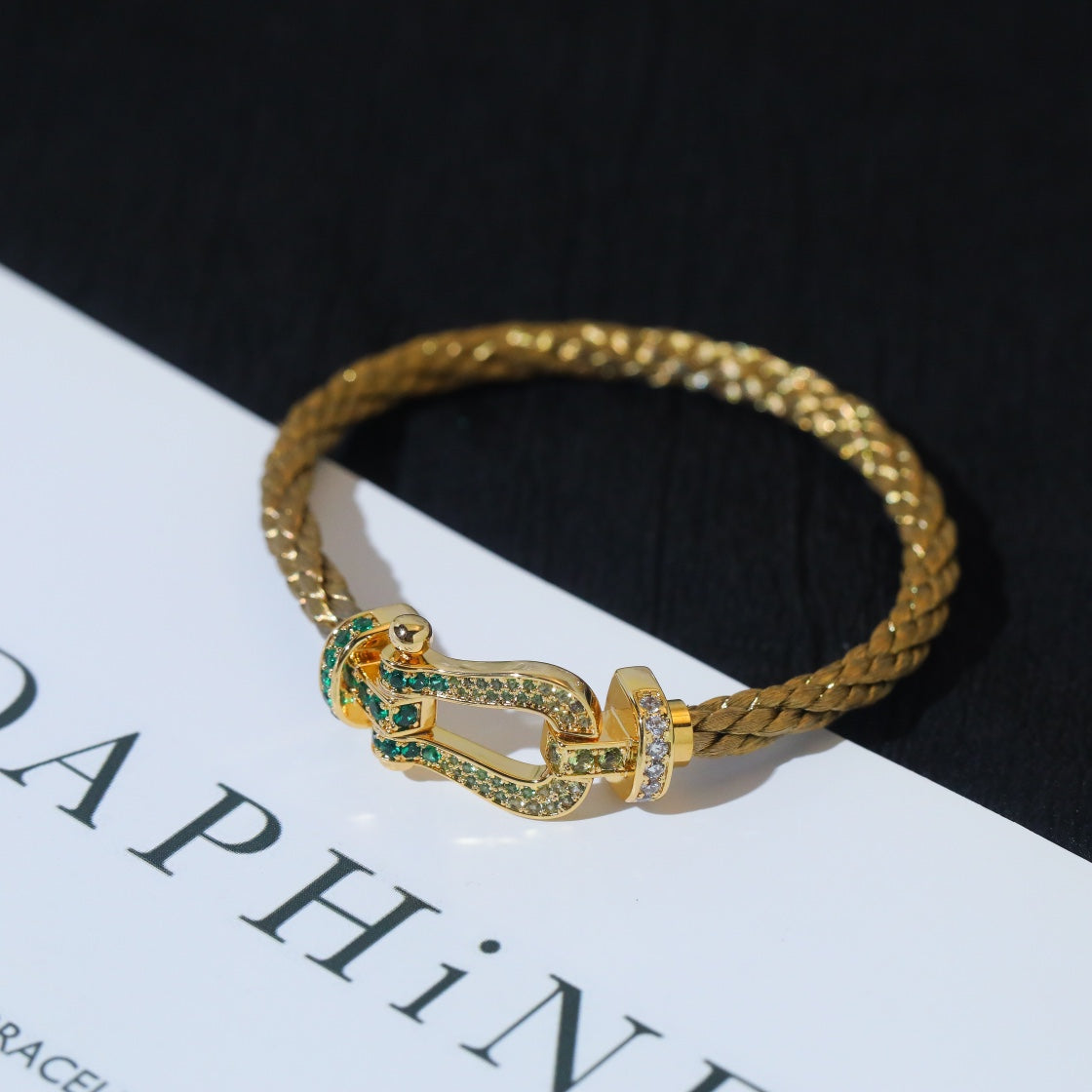 [ORA]FORCE 10 GOLD GREEN DIAMOND PAVED