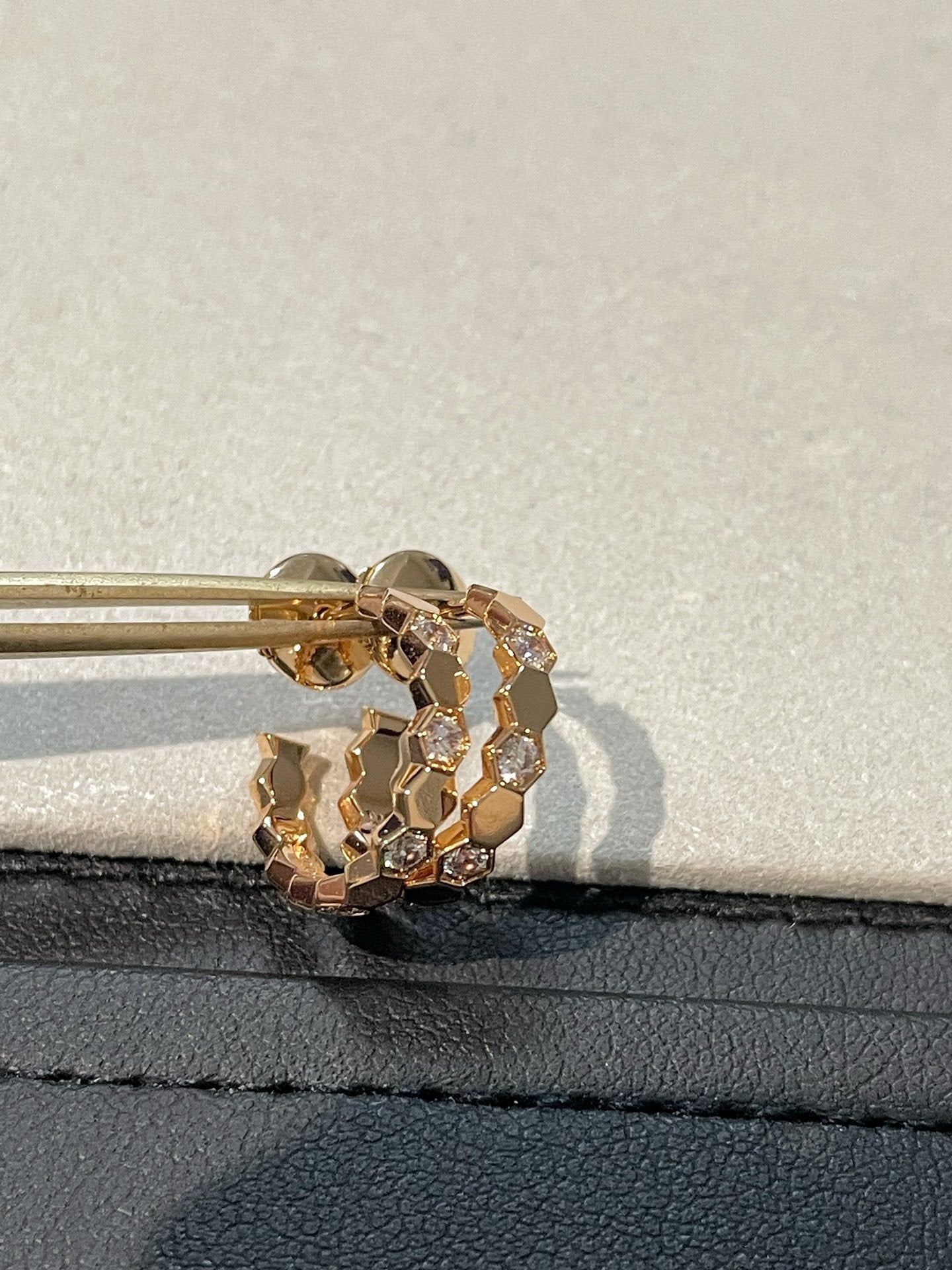 [ORA]Hollow Design Four-Leaf Clover Flower Shape Ring