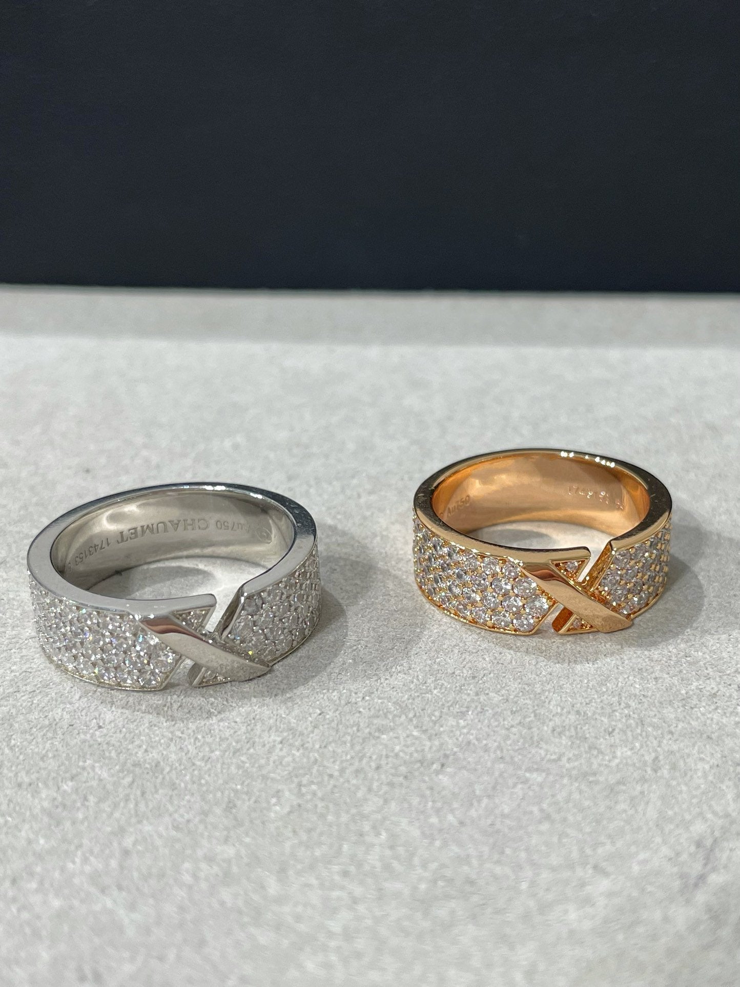 [ORA]LIENS EVIDENCE  DIAMOND PAVED RING