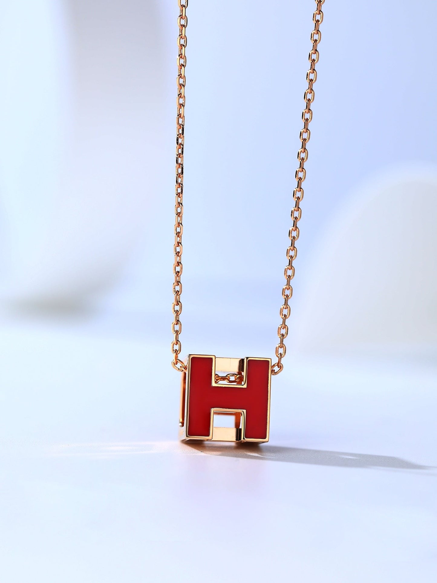 [ORA]H CAGE PINK GOLD NECKLACE