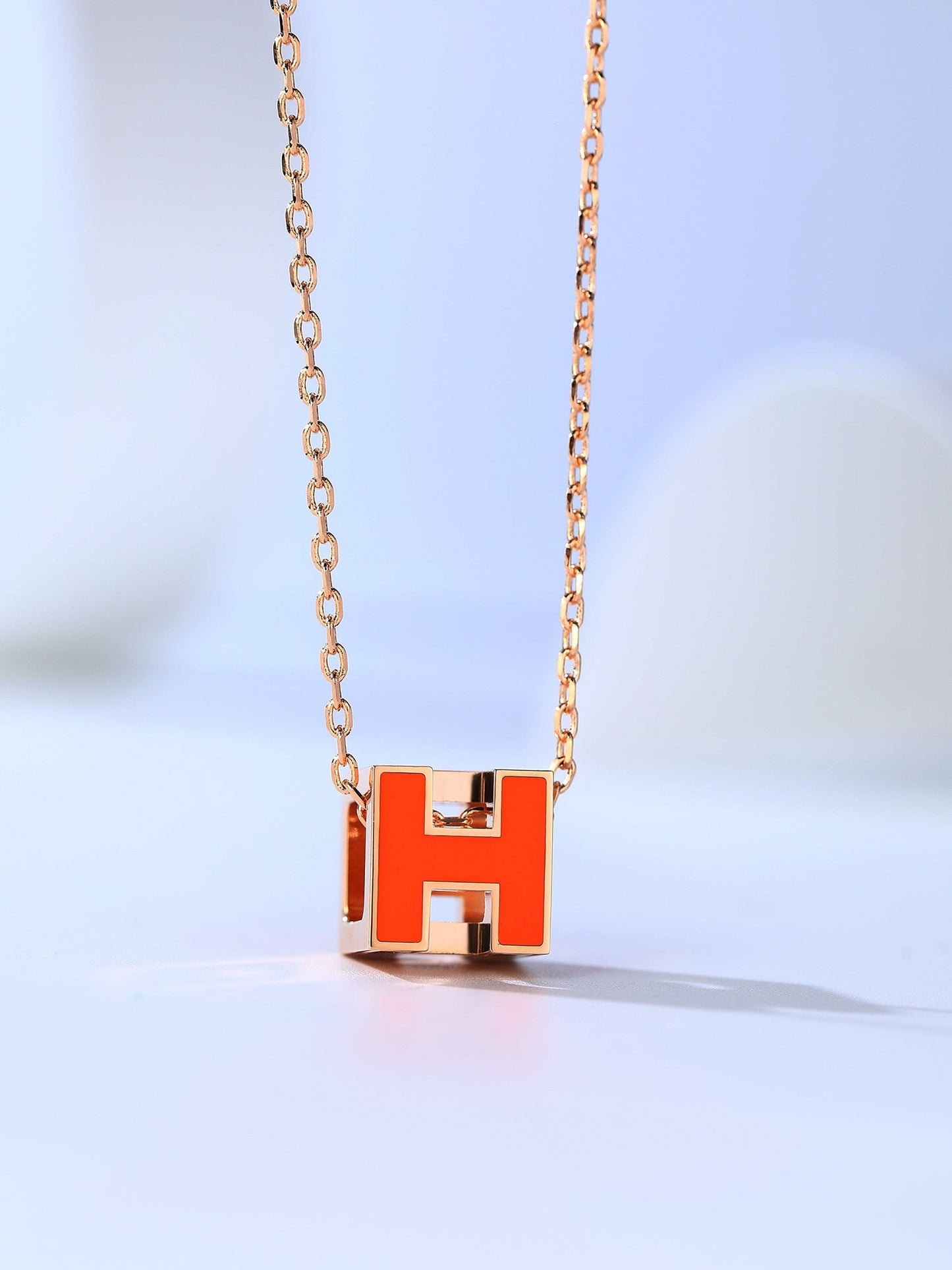 [ORA]H CAGE PINK GOLD NECKLACE
