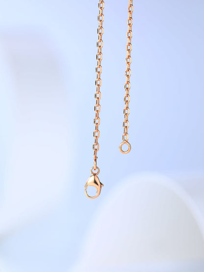 [ORA]H CAGE PINK GOLD NECKLACE