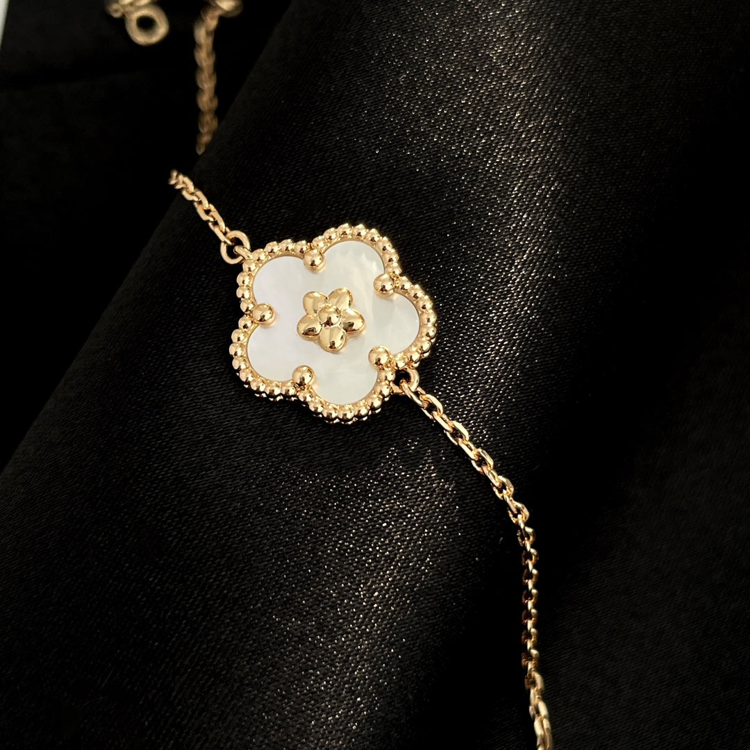 [ORA]LUCKY SPRING ROSE GOLD MOP BRACELET