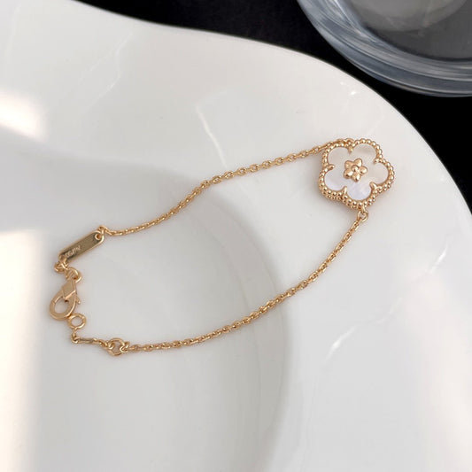[ORA]LUCKY SPRING ROSE GOLD MOP BRACELET