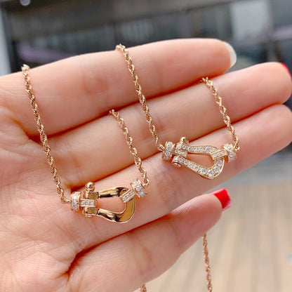 [ORA]FORCE 10 PINK GOLD DIAMOND NECKLACE