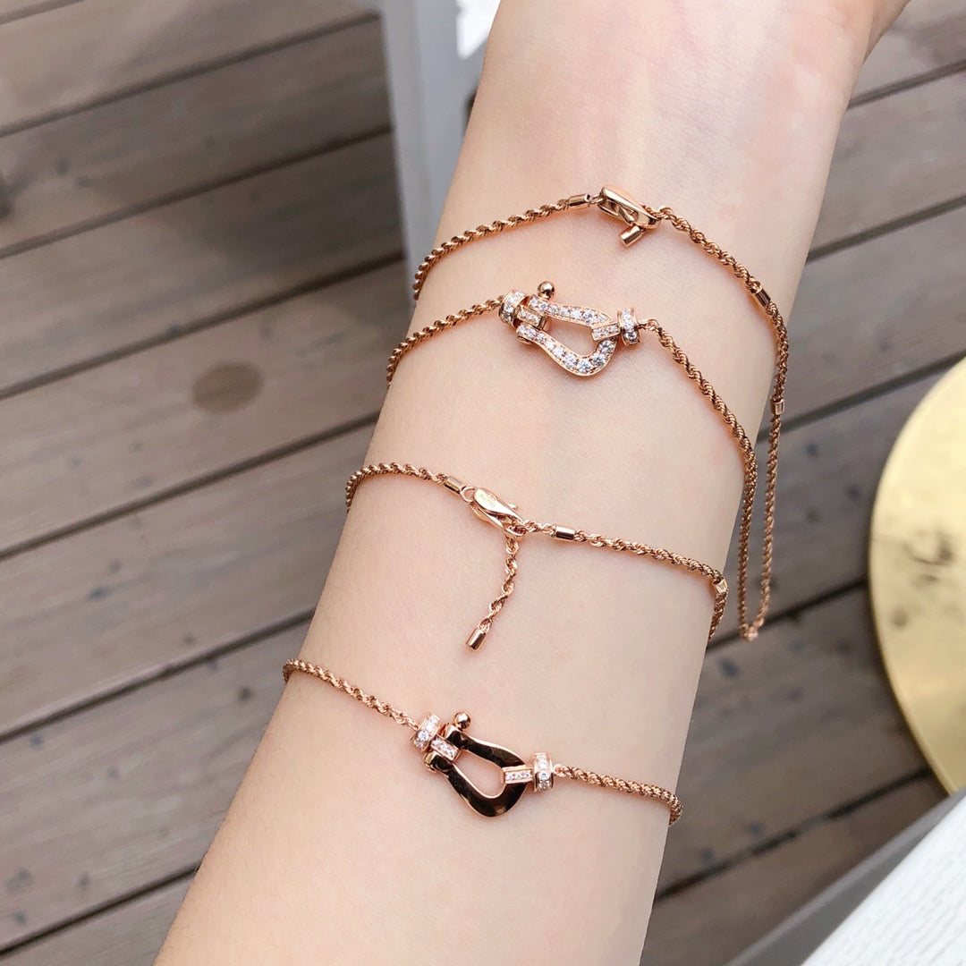 [ORA]FORCE 10 PINK GOLD DIAMOND NECKLACE