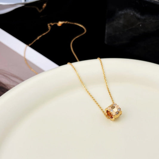 [ORA]BEE MINI PEDANT DIAMOND NECKLACE
