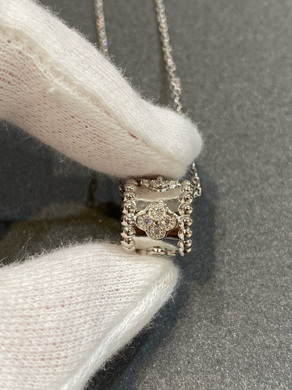 [ORA]PERLEE PEDANT SIVLER DIAMOND NECKLACE