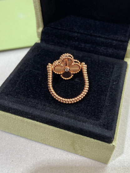 [ORA]CLOVER RIVERSIBLE RING GOLD COLLECTION